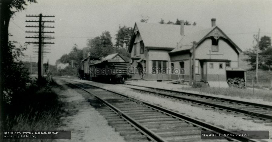 Postcard: Boston & Maine Station, West Chelmsford, Massachusetts